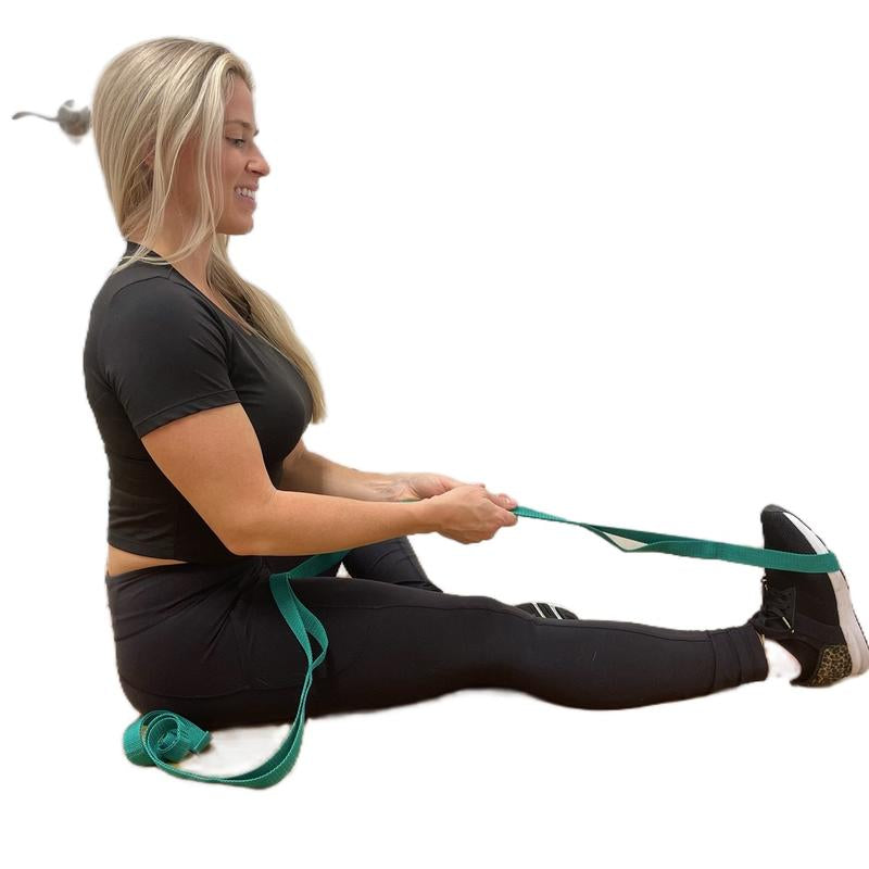 Stretch Out Strap - for Yoga, Pilates or Physical Therapy. Recommended by Physical Therapist and Athletic Trainers Alike.