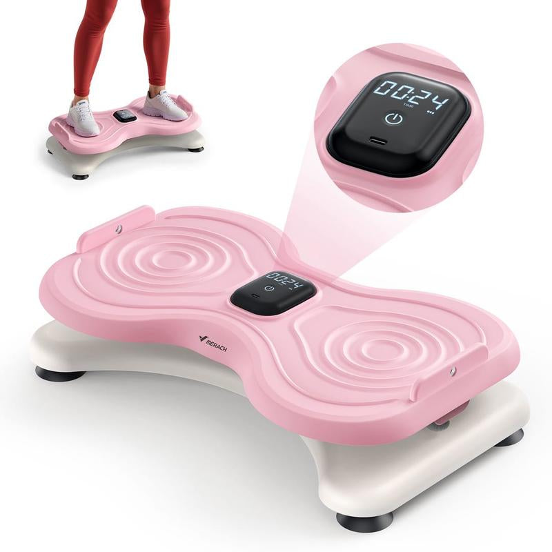 Merach Waist Twist Machine Toned Abs Waist Twister Can Stand with Feet Apart Double Non-Slip No Noise Use Exercise Equipment Abdominal Roller Workout